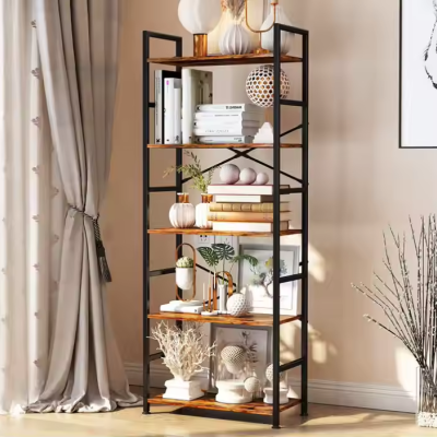 5-storey Bookcase Open Modern Office Bookshelf