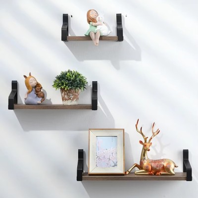 Wood Shelves Mount Decoration Furniture Floating Wall Shelf