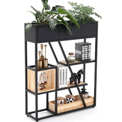 Wood Bookshelf Bookcase Ladder for Bedroom and Living Room Stylish Furniture for Home Decor