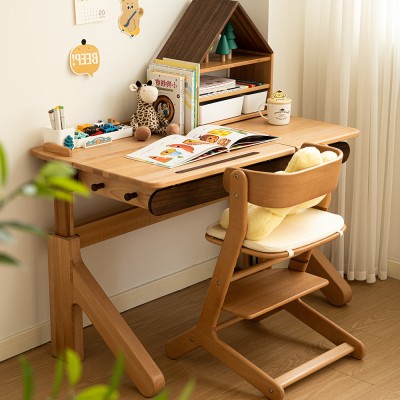 Children's Learning Desk / Writing Desk – Playful Style, Adjustable & Multifunctional