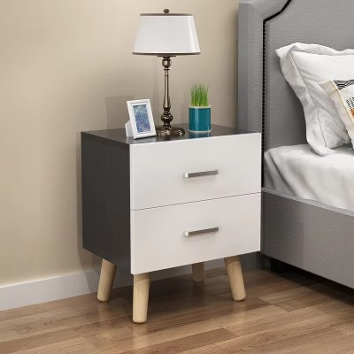 Bedside Table Simple Modern Solid Wood Legs Bedside Storage Cabinet No reviews yet