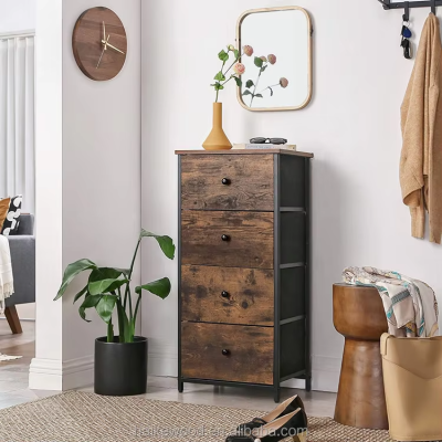Cheap Vintage Sofa Side Drawer Cabinet Bedside Table Wooden with Drawers