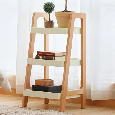 Nordic Style Ladder Bookshelf | Multi-tier Display Shelf | Minimalist Storage Rack