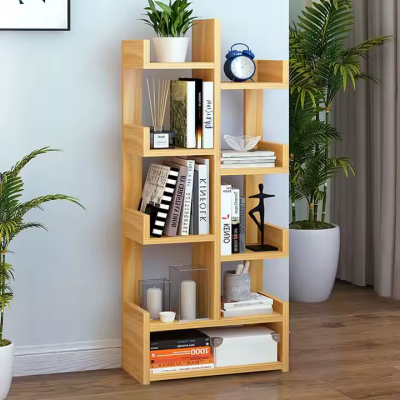 Floor-Standing Creative Modern Children's Bookcase Saves Space