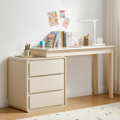 Home children's study table writing desk chair bedside table drawer