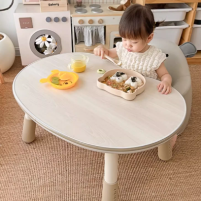 Children's peanut table baby kindergarten special small table solid wood desk study early education table chair