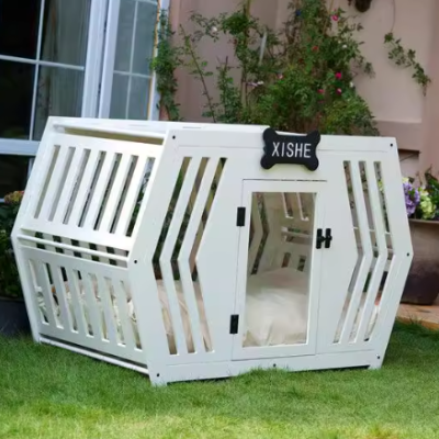 Solid wood ventilation breathable dog kennel dog cage four seasons universal luxury fashion villa