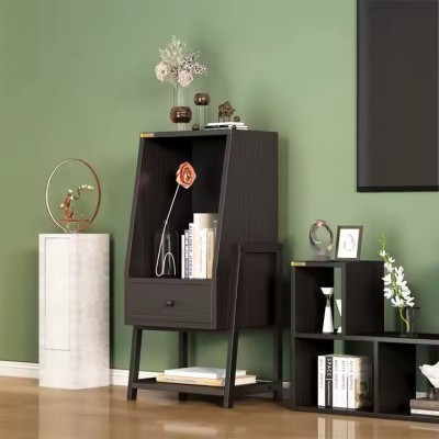 Wooden Storage Cabinet Bedside Table Storage Cube Dresser Bookcase Shelf Bedroom Living Room Furniture