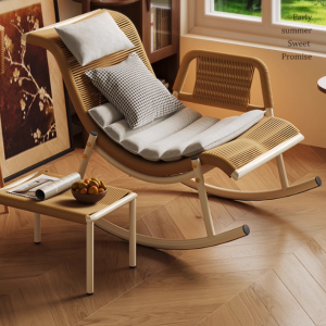 Rocking chair recliner adult balcony home leisure lazy chair outdoor garden chair