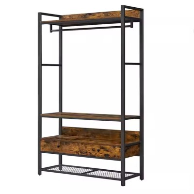 YQ Wholesale Modern Coat Rack Clothes Hanger Stand Multi-Function Rack with Tray