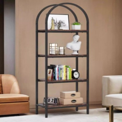 Simple home wall-mounted iron multi-layer storage shelf living room can be freely combined shelf floor bookshelf