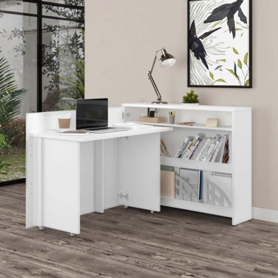 Foldable desk with shelf home bedroom computer desk living room writing desk desk